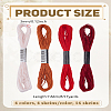 16 Skeins 4 Colors Cotton Sewing Thread OCOR-LP0006-09-2