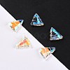 Glass Rhinestone Pendants RGLA-O002-A01-001PS-2