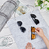 2Pcs 2 Styles Non-Woven Felt Fabrics Jewelry Rolls for Glasses AJEW-FG0003-85-3