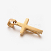 Easter Theme Men's 201 Stainless Steel Crucifix Cross Pendants STAS-F010-21G-3