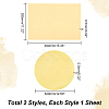 2 Sheets 2 Style PVA Absorbent Towel Clay Sculpture Auxiliary Tool DIY-OC0004-26-2