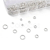 1 Box Brass Open Jump Rings KK-X0059-S-B-2