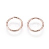 304 Stainless Steel Open Jump Rings STAS-O098-02RG-07-2