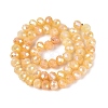 Electroplate Crackle Imitation Jade Glass Beads Strands LS-EGLA-Q131-02C-07-2