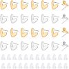 24Pcs Iron Stud Earring Findings FIND-UN0001-20-1