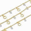 Handmade Brass Curb Chains CHC-F015-17G-1
