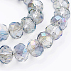 Electroplate Glass Beads Strands X-EGLA-S001-1-3