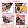 3 Sheets 3 Styles PVC Waterproof Decorative Stickers DIY-WH0404-096-3