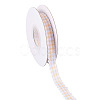 10 Yards Flat Polycotton(Polyester Cotton) Ribbon OCOR-TAC0030-01B-3