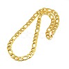 Fashionable 304 Stainless Steel Figaro Chain Necklaces for Men STAS-A028-N018G-1