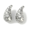 Brass Micro Pave Cubic Zirconia Charms KK-P283-27A-P-1