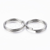 Tarnish Resistant 304 Stainless Steel Split Rings STAS-H413-07P-D-2