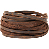 Flat Cowhide Leather Jewelry Cord LC-GF0001-10B-03-1