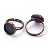 Adjustable Brass Ring Components X-J2673012-NR-2
