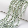 Electroplate Glass Beads Strands EGLA-A034-J4mm-S06-1