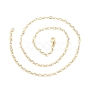 Brass Figaro Chains Necklace for Women NJEW-P265-02B-G-3