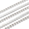 Brass Rhinestone Strass Chains CHC-T001-SS12-01S-2