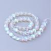 Synthetic Moonstone Beads Strands G-R375-6mm-A13-2