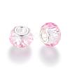 Handmade Glass European Beads GPDL25Y-74-2