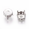 Non-Tarnish 201 Stainless Steel Sew on Prong Settings X-STAS-L229-03B-2