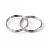 Tarnish Resistant 304 Stainless Steel Split Rings STAS-L176-18-2