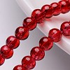 Crackle Glass Beads Strands X-CCG-Q001-4mm-13-1