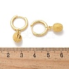 Brass Cubic Zirconia Hoop Earrings EJEW-Q015-01G-D-3