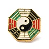 Eight-Diagram Tactics with Yin Yang Enamel Pin JEWB-K008-01G-1