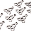 Tarnish Resistant 304 Stainless Steel Charms STAS-Q201-T172-3