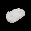 Natural White Jade Carved Pendants G-S384-01L-3