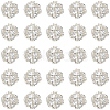 120Pcs Brass Rhinestone Beads KK-PA0001-26S-7