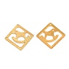 Brass Charms KK-K240-13C-2