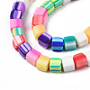 Handmade Polymer Clay Beads Strands CLAY-N008-060-05-3