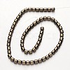 Electroplate Non-magnetic Synthetic Hematite Bead Strands G-F300-28-06-2