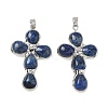 Dyed Natural Lapis Lazuli Pendants GG-CBA9F30-02P-17-1