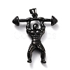 304 Stainless Steel Big Pendants STAS-O117-77B-1