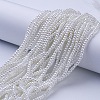 Glass Pearl Beads Strands X-HY-3D-B01-4
