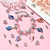 100Pcs 20 Styles Tibetan Style Alloy Tube Bails FIND-CJ0002-13-6