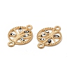 Alloy Enamel Connector Charms FIND-H039-19KCG-E-2