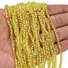 Electroplate Glass Beads Strands GL-CBAA615-02A-1