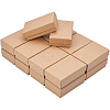 Kraft Paper Cardboard Jewelry Boxes CBOX-BC0001-09-2