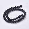Natural Lava Rock Beads Strands G-J346-37-8mm-2