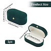 1Pc Rectangle Velvet Couple Rings Box CON-BBC0001-20B-2