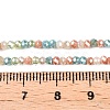 Electroplate Glass Beads Strands GLAA-T023-A16-07-4