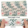 4.9~5 Yards Polyester Embroidery Organza Flower Trim Ribbon OCOR-CY0001-15B-2