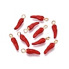 Handmade Alloy Enamel Pendants X-FIND-G087-01D-01-1