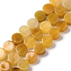 Natural Topaz Jade Beads Strands G-C159-B02-01-1