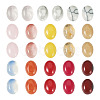 26Pcs 13 Styles Cherry Quartz Glass & Opalite & Synthetic Howlite & Natural White Jade & Rose Quartz & Jade & Howlite & Agate Cabochons G-TA0003-28A-2