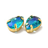 Moonlight Effect Teardrop Sew on Rhinestone GLAA-P055-03B-G05-3