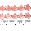 Cherry Quartz Glass Beads Strands G-NH0005-021-5